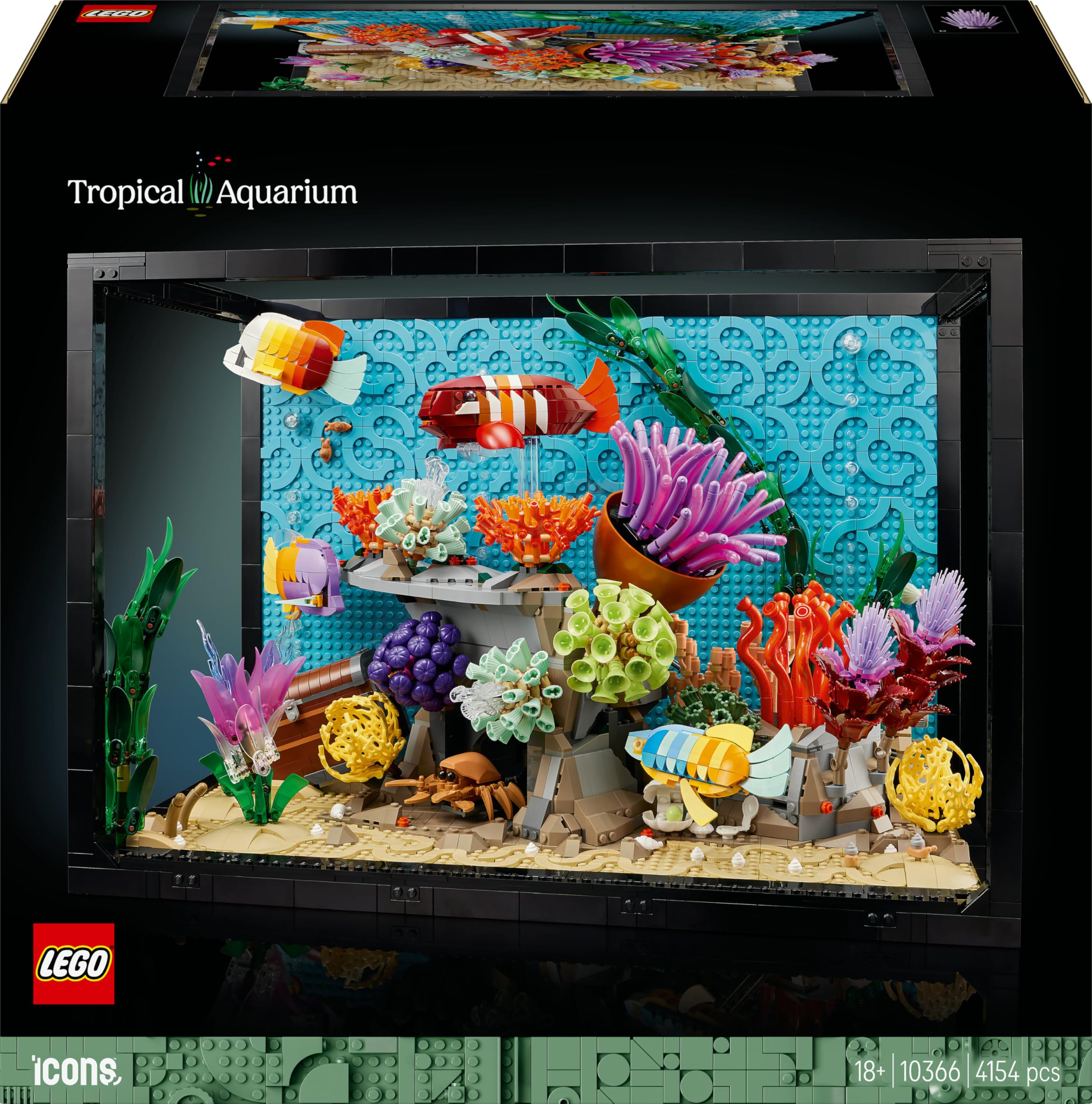 Amazon.com: Lego Icon Tropical Fish Tank 10366 Toy for Men and